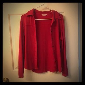 Marks & Spencer’s cardigan in RED size S